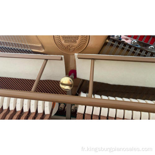 Le piano à queue à grain de bois se vend